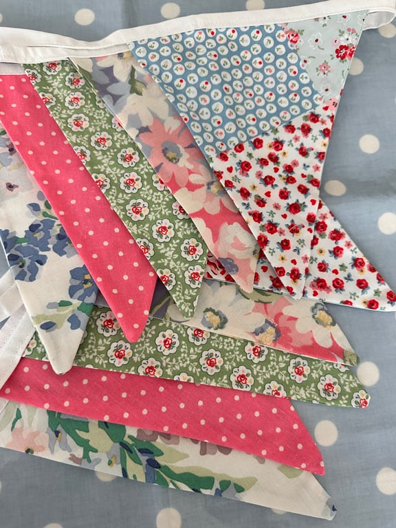 Cath kidston Fabric Spring, Summer Bunting, 