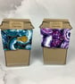 Geode cup cosy, Crystal cup cozy, Mug sleeve, 2 options, Handmade - Image 1