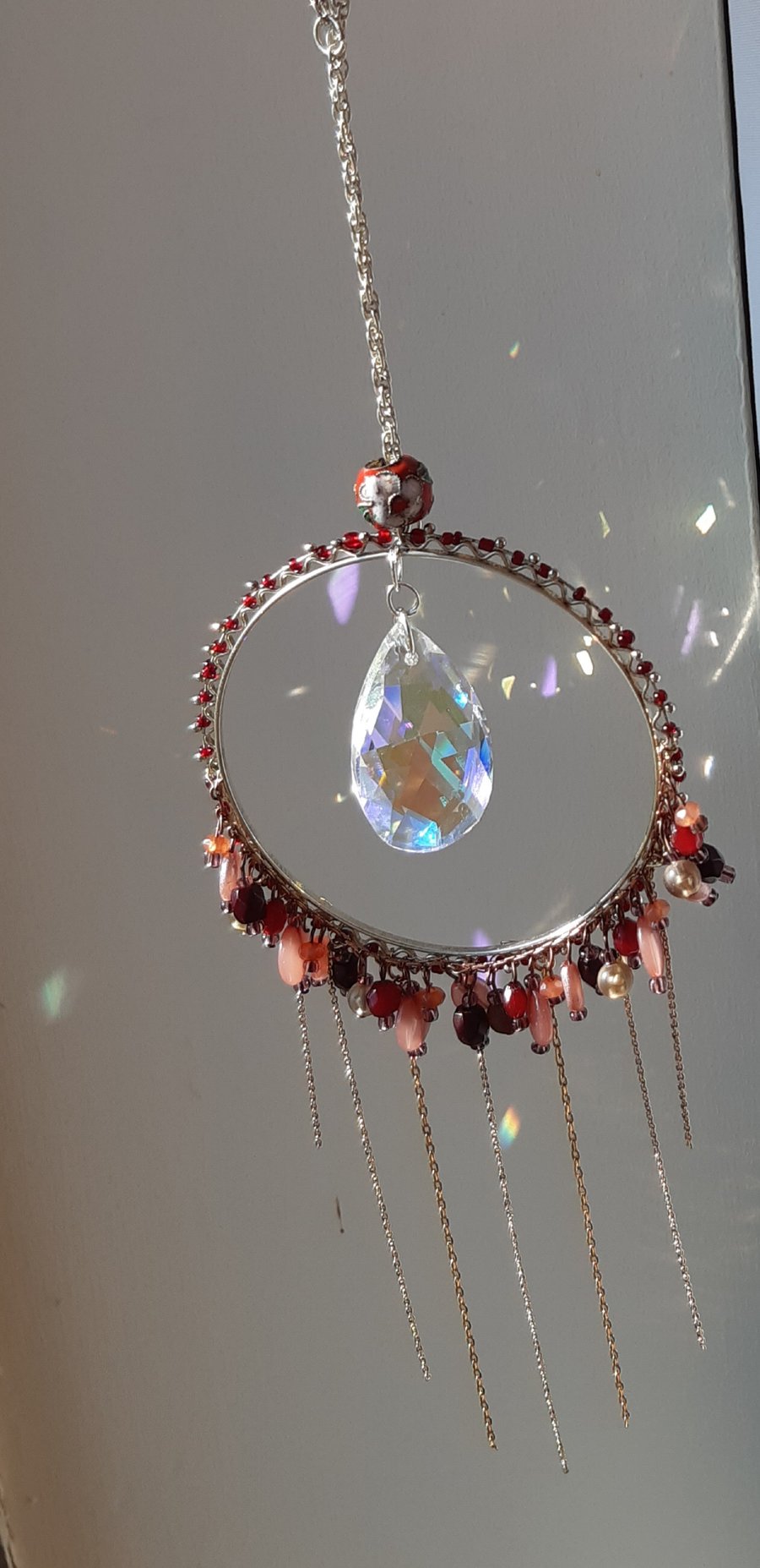 glass rainbow crystal sun catcher 