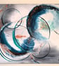 Original Acrylic Painting - Abstract Art – Mixed Media - Home Decor - Image 3