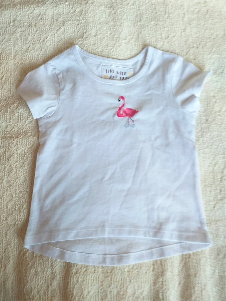 Flamingo T-shirt age 3