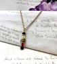 Small crystal Nutcracker pendant in classic red and green christmas jewellery - Image 7