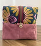 Handmade quilted boxy toiletry, makeup pouch - Image 4