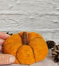 Pumpkin - Needle felted, Large Halloween Décor, Autumn Colours, Handmade - Image 4