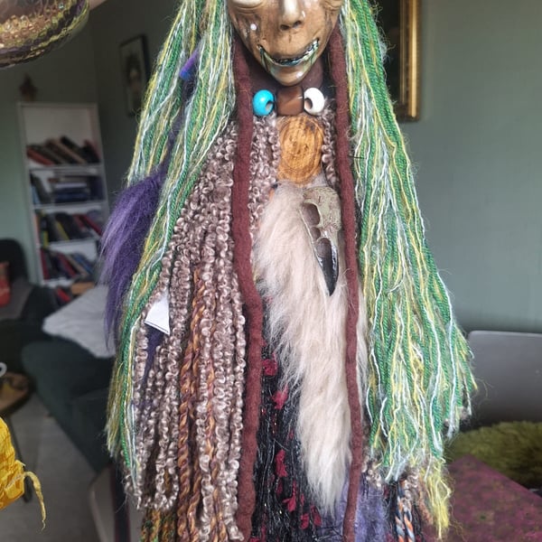Spirit doll,witches ward, altar, poppet doll, protection, witch, shaman doll 