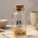 Handmade Coastal Starfish Earrings in a Bottle