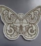 Embroidered Steampunk Butterfly Applique any colour