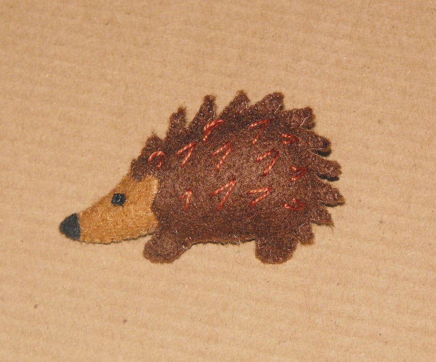 Hedgehog Brooch