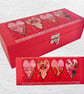 Red Hearts: Decorated Wooden Trinket Keepsake Box 23.5cm - Image 5