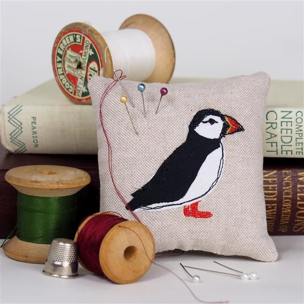 Pin Cushion Puffin Bird Wildlife Nature 