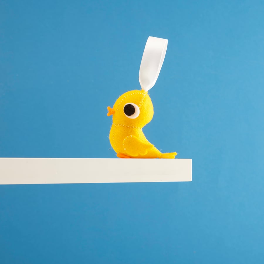 Cute Canary bird hanging decoration