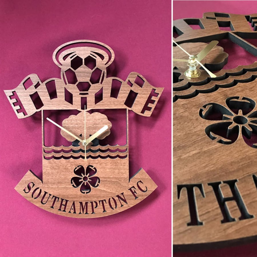 Southampton Badge Clock 