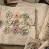 Vintage Suffolk Puff fabric journal