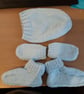 Baby Hat, gloves and booties set