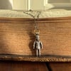 Sterling Silver Boy Doll Pendant