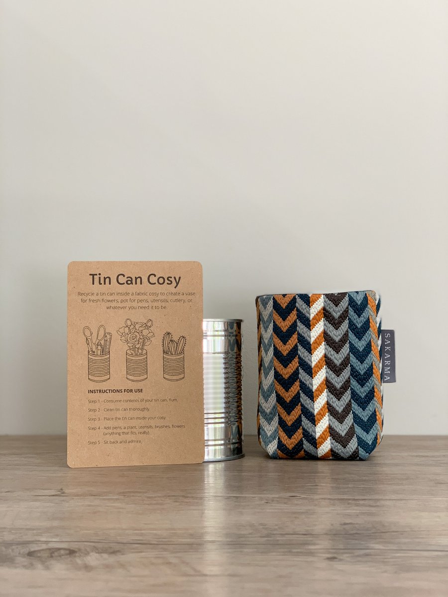 Tin Can Cosy - Chevron