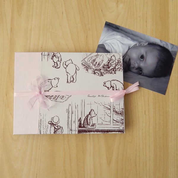 Baby Girl Photo Album, Christening Gift, Baby Shower, New Baby - MADE TO ORDER