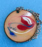 red, white and blue scrolled pendant - Image 4