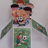 Boys Football 8th Birthday Card 