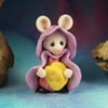 Spring Sale ... Downland Mouse 'Melli' with cheese OOAK Sculpt Ann Galvin