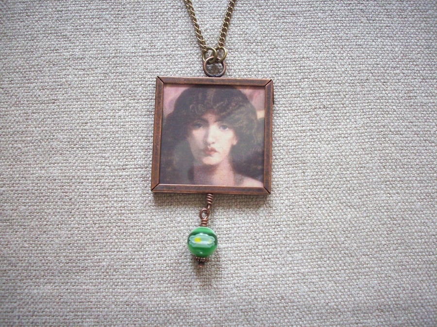 Dante Gabriel Rossetti 'Astarte Syriaca' Art Necklace