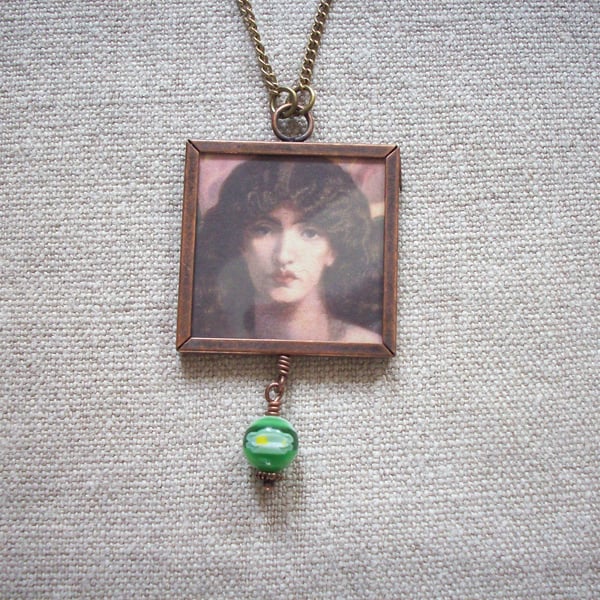 Dante Gabriel Rossetti 'Astarte Syriaca' Art Necklace