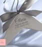 Personalised Wedding Hanger - Laser Engraved Bridal Party Wooden Hanger - Image 4