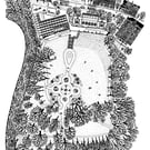 Peel Park and Salford Museum and Art Gallery, River Irwell, Salford