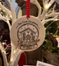 Illustrated Ceramic Circle Our First Christmas in Our New Home 2025 Decoration  - Image 7