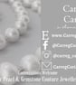 Decorative Ivory Cultured Pearl & Shell Pearl Flower Floral Hair Comb  - Image 10