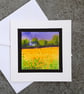 Buttercup Field. Blank Greetings Card. Handpainted Notelet. Unique Wall Art - Image 8