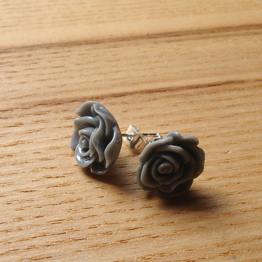 Rose Stud Earrings
