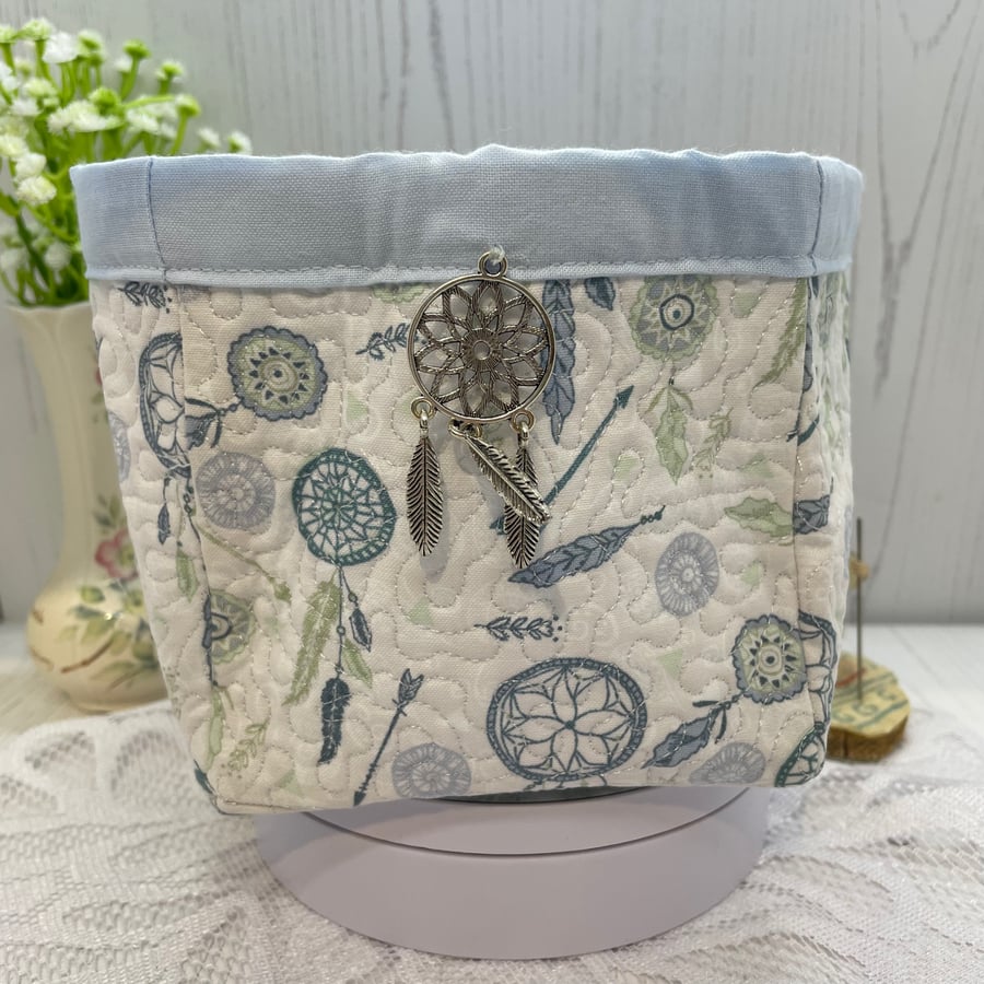 Dream Catcher Print Fabric Storage Box B6