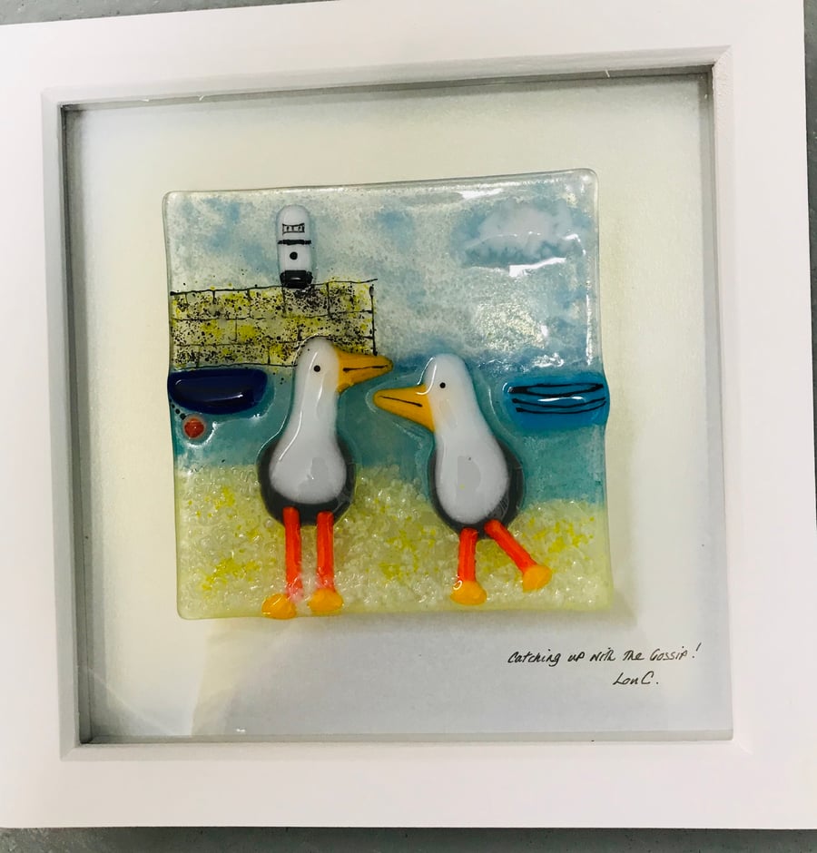 Cute seagulls in st ives picture 