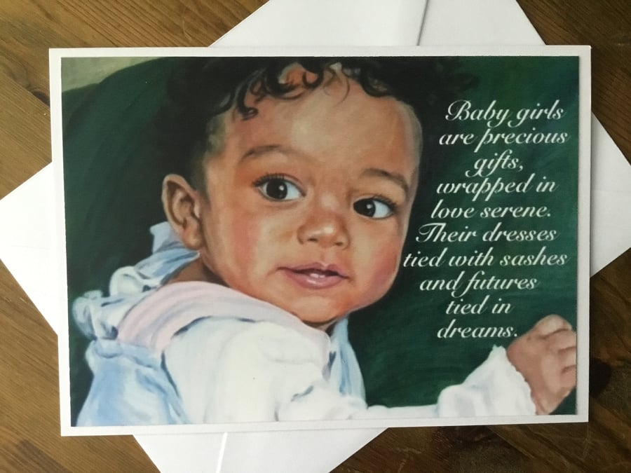 Baby Girl Greeting Card