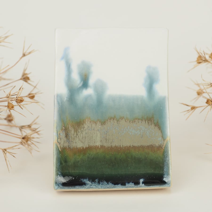 Ceramic ACEO - Abstract landscape no.3