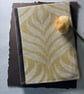 Plush hand pieced and quilted Muji notebook with free personalisation - Image 5