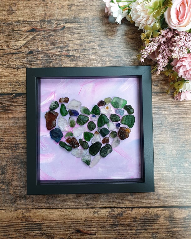 Bonfire Sea Glass HEART OF RESILIENCE 