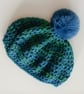 CROCHET Ladies Azure Seas Hat - Image 2