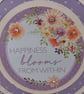 Handmade card - Happiness blooms from within - Image 2