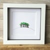 Small framed seaglass Nearly there trees