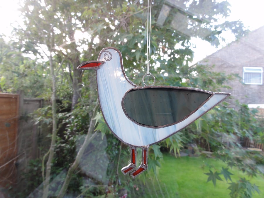 Stained Glass Seagull Suncatcher Folksy