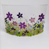 Purple Wildflower Curved Panel