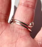 Amethyst Ring Adjustable Crystal Point Sterling Silver Jewellery Gift Healing - Image 8