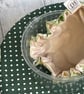 Reusable bowl covers - set of three. Roses and spots - Image 4