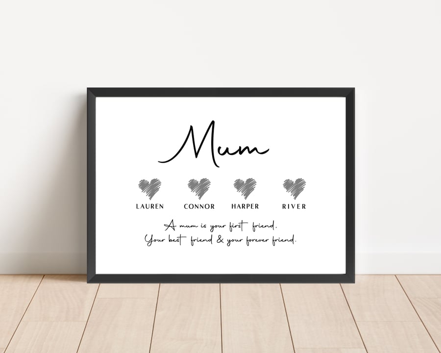 Personalised Mum Print