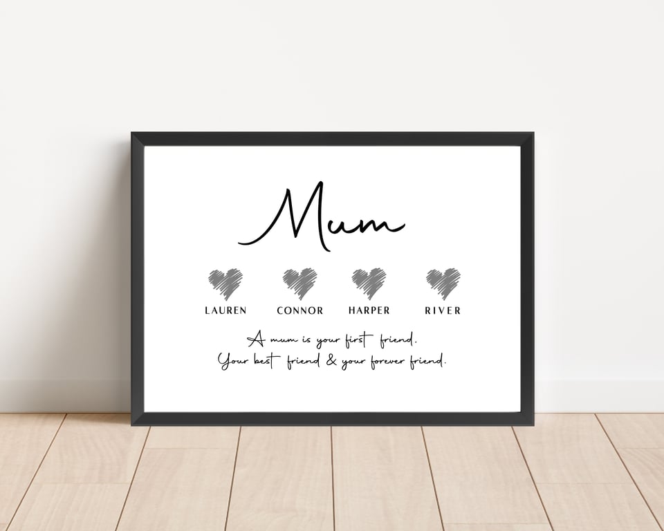 Personalised Mum Print