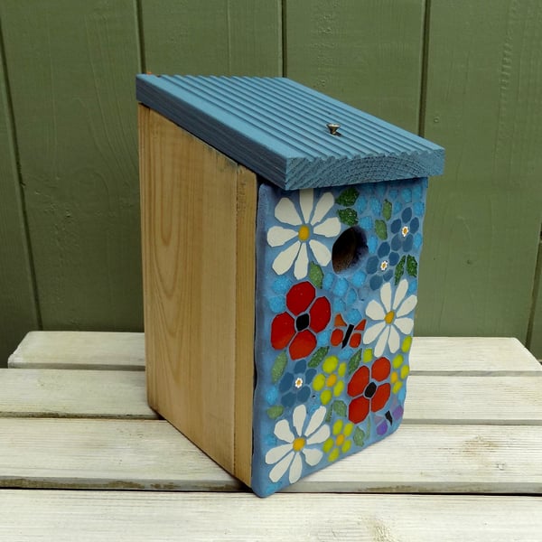 Mosaic Bird Nest Box Summer Meadow 