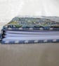 Blue Grey Flower Patchwork A5 Journal - Image 3