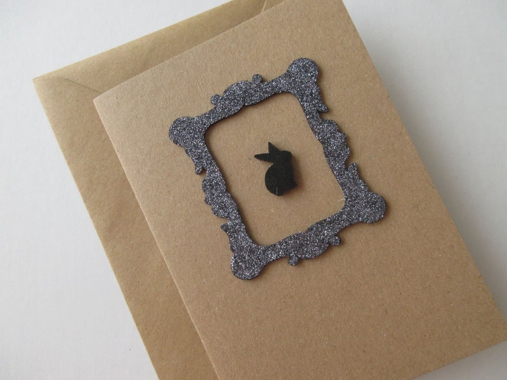 Pet Sympathy Card Rabbit Bunny Rainbow Bridge Condolences Card